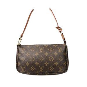 Louis Vuitton Brown Monogram Pochette Accessories Shoulder Bag
